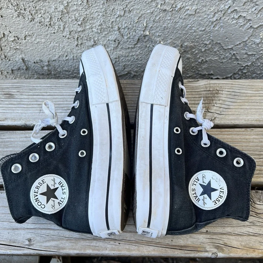 Converse Shoes Women Size 7 Chuck Taylor All Star Lift High Platform Black